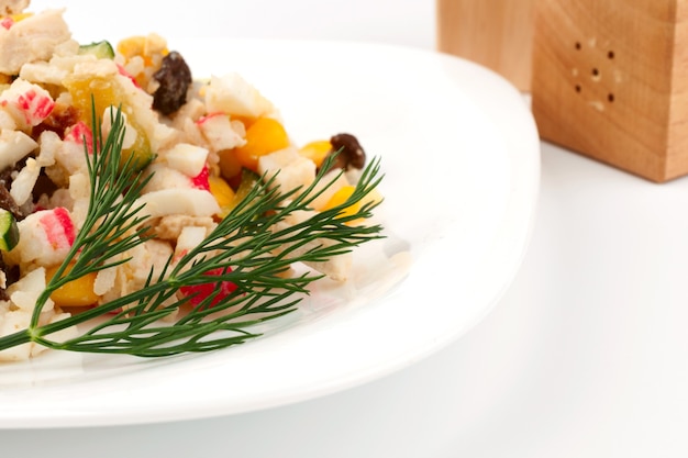 Čerstvé domáce jedlo na tanieri